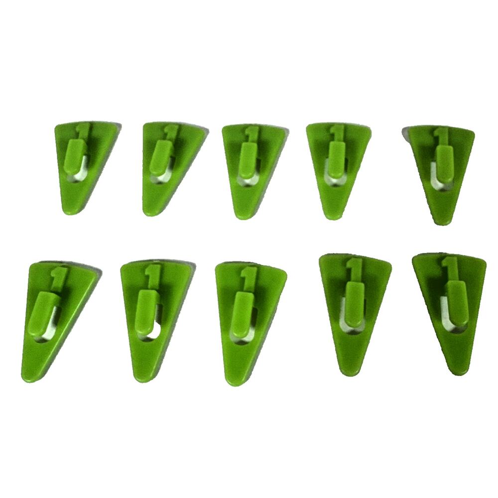10 Replacement Green Clips For 2001 Pokemon Master Trainer Board Game